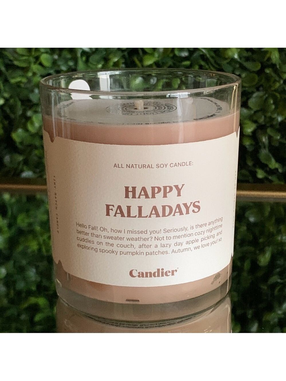 Ryan Porter HAPPY FALLADAYS Candle | NEW | Candier | All Natural Soy Candle